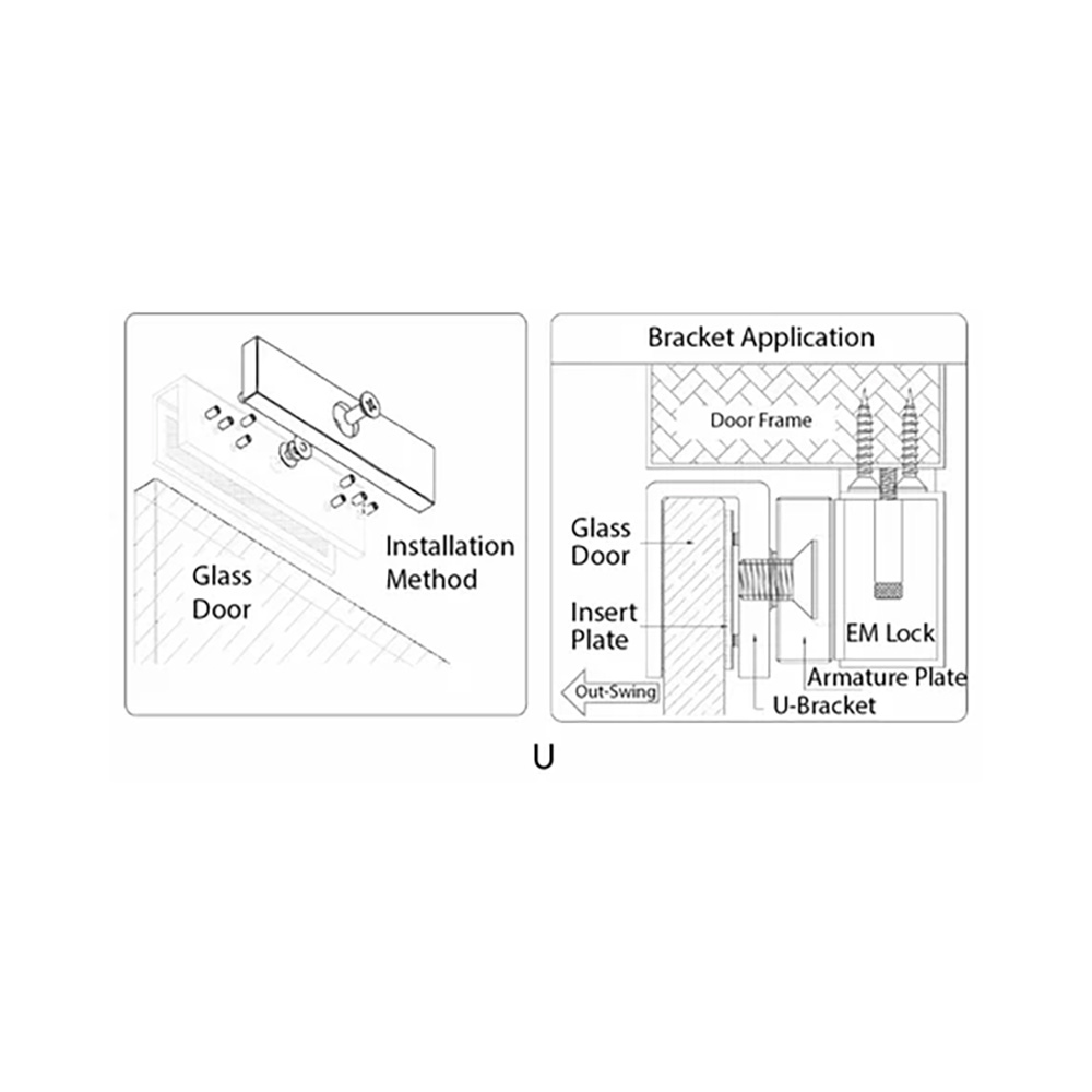 Комплект крепления U-образный LMB-180U