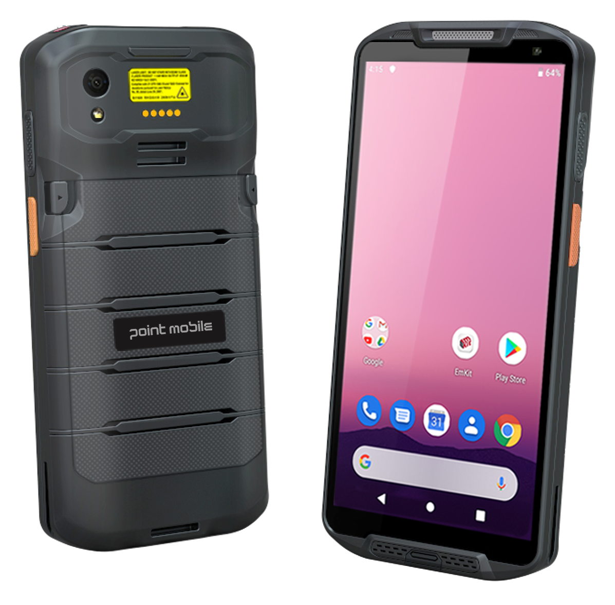 Терминал сбора данных Point Mobile PM95, Android 13, Honeywell N5703, 6 ГБ / 64 ГБ, 2,4 ГГц, восемь ядер, 7020 мАч, PM95EL1041NE06