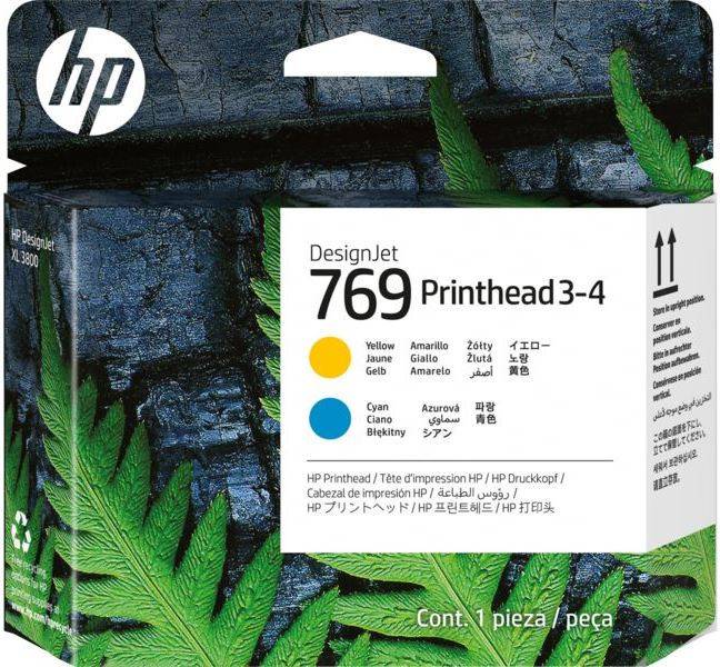 Печатающая головка HP 769 DesignJet Printhead (cyan/yellow) 3-4 (7K5U6A)