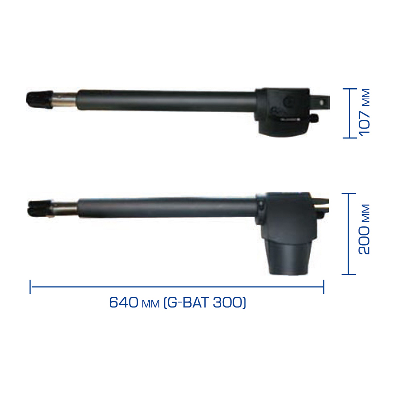 Привод для распашных ворот G-BAT 300 DX