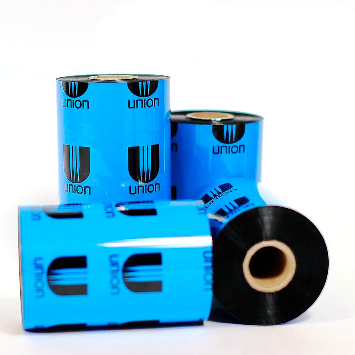 Риббон Union Chemicar 450м/30мм/30мм/1", воск (UR206), черный, намотка - OUT, UR206-450-30-30-1