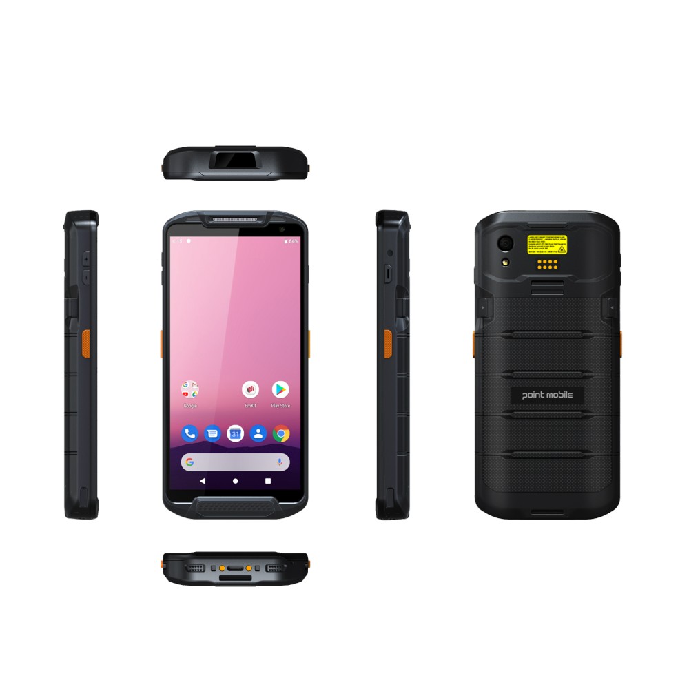 Терминал сбора данных Point Mobile PM95, Android 13, Без сканера, 8 ГБ / 128 ГБ, 2,4 ГГц, восемь ядер, 4950 мАч, PM95EL003FNE06