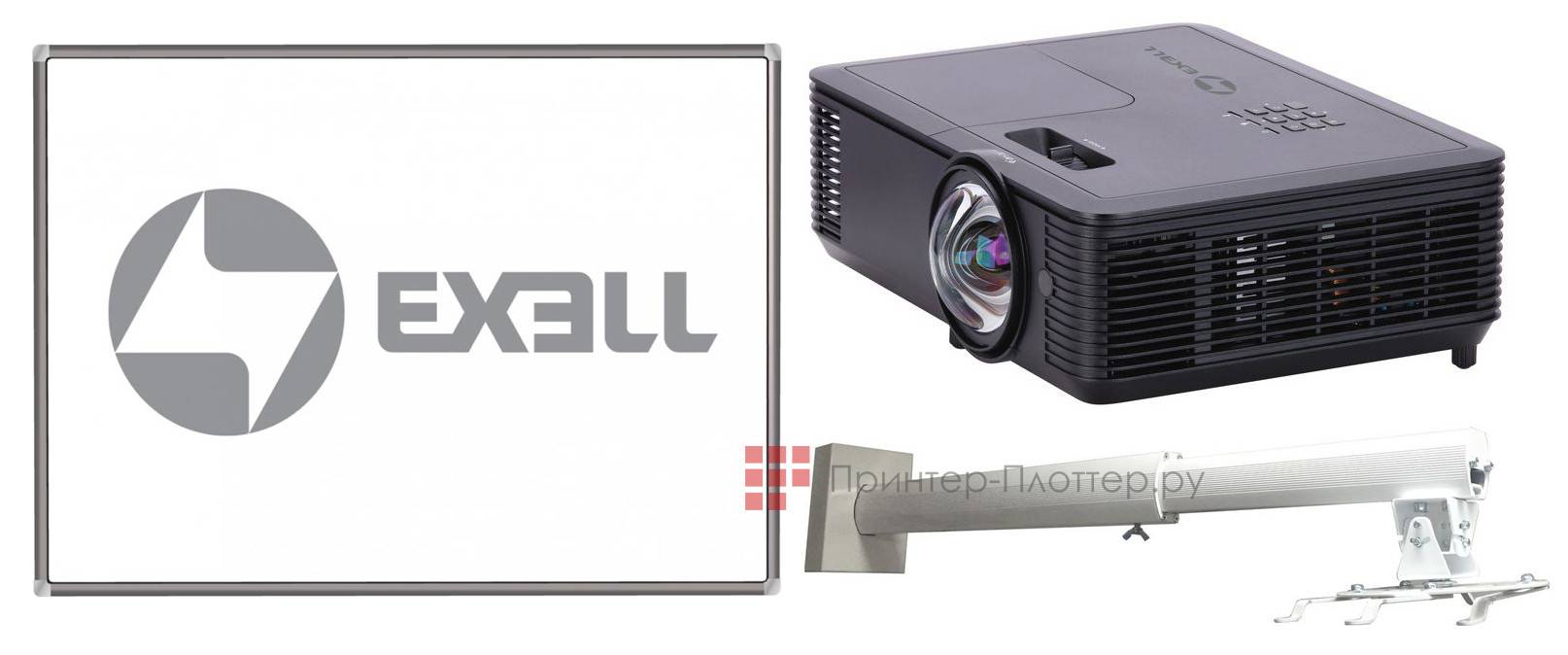 Интерактивный комплект Exell EWB7740 + Exell EXD102ST + DiGiS DSM-14k (DGS 109628)