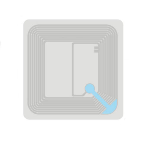 NFC метка-наклейка ISBC HF (ISO15693) 50x50 мм, бумажная с чипом iCode SLIX 100-21981