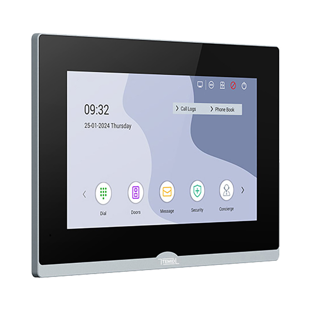 IP видеодомофон 7" с Wi-Fi и слотом для карт памяти VT07-B26L-W
