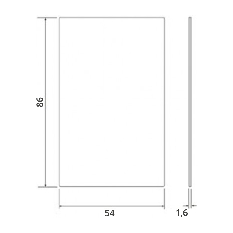 Proximity карта EM-Marin PW-02 Clamshell Card