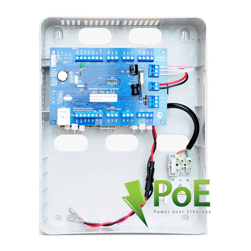 Сетевой контроллер СКУД ACS-102-CE-B (POE)