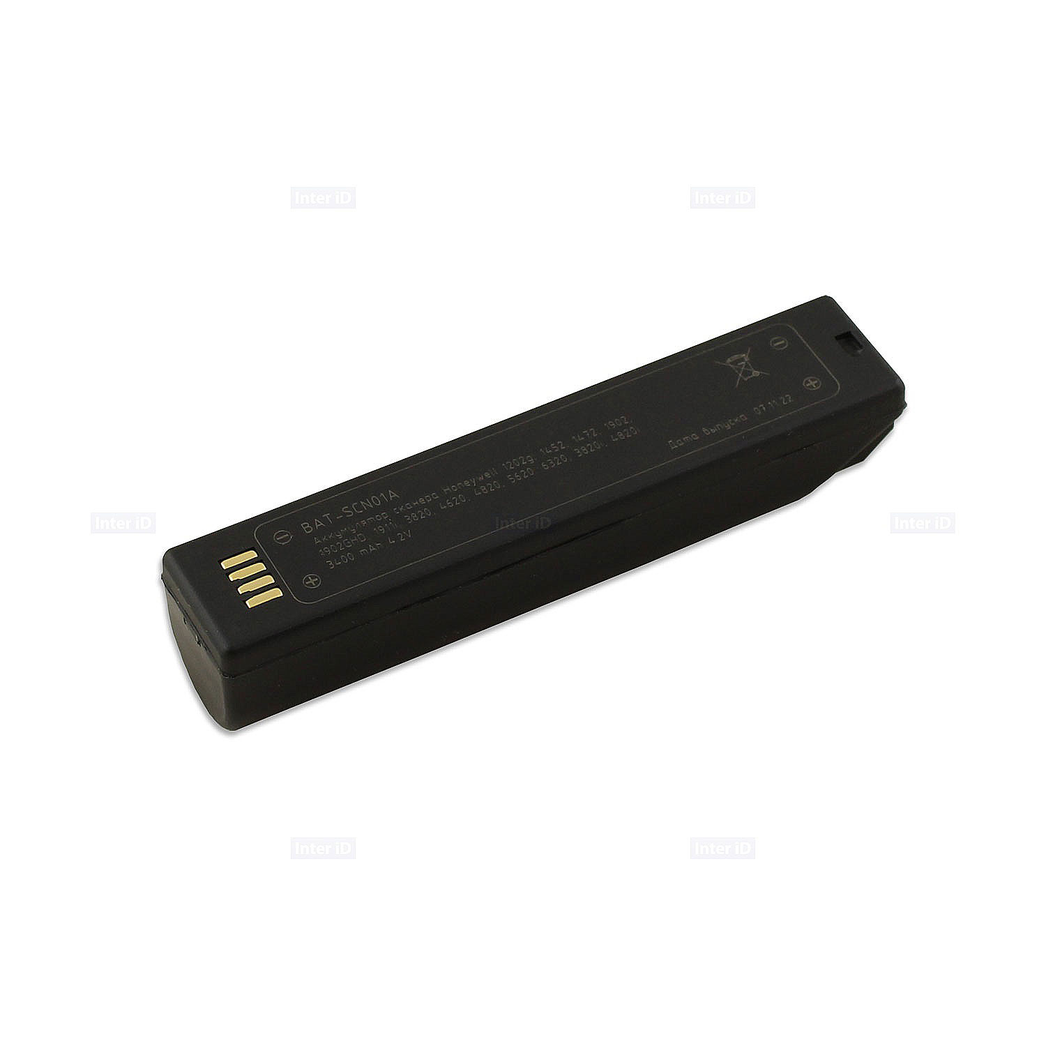 Аккумулятор для сканера Honeywell 1202g, 1452, 1472, 19ХХ, 3820, 4620, 4820, 5620, 6320, 3820i, 4820i (аналог BAT-SCN01A)