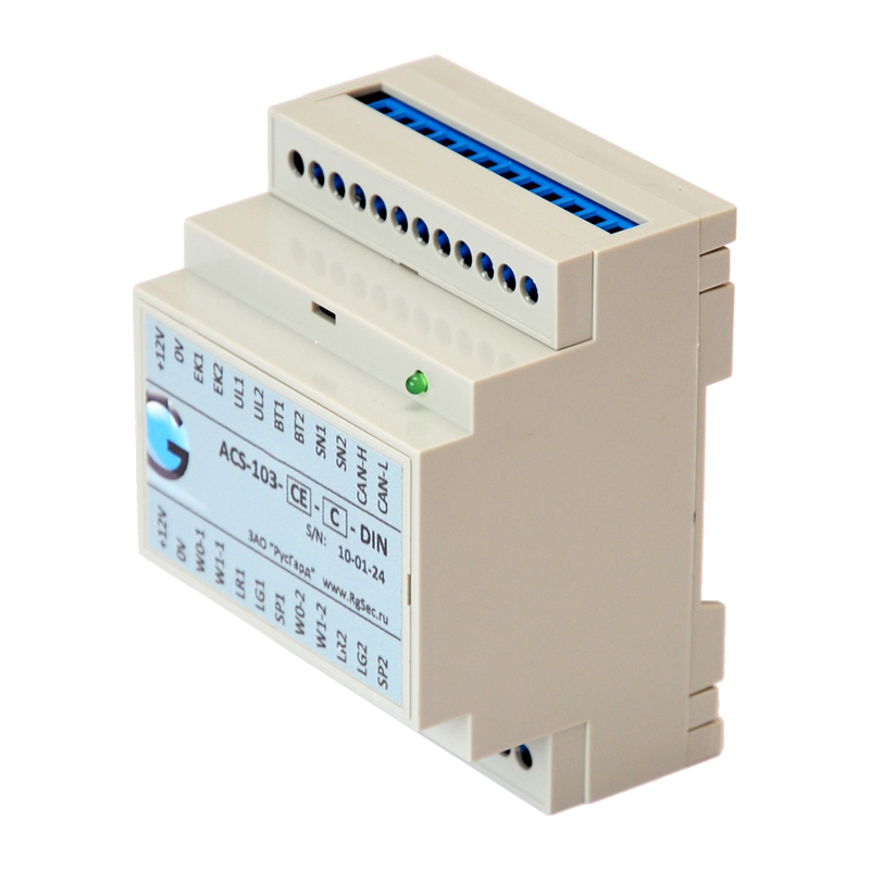 Сетевой контроллер СКУД ACS-103-CE-DIN(M)