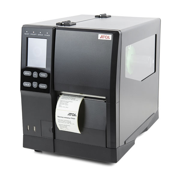 Принтер этикеток АТОЛ TT631, 203 dpi, USB, RS-232, Ethernet 60100
