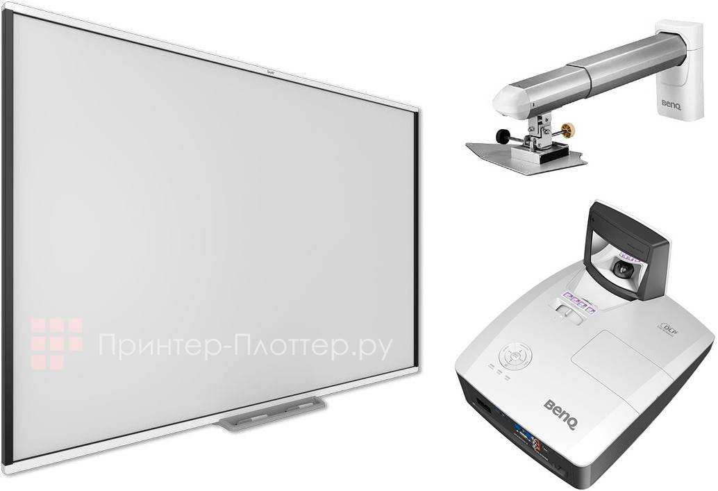 Интерактивный комплект SMART Board SBM777V-43 + BenQ MH856UST+ + WM04G3 (DGS SBM777V-43 + 9H.JKT77.24E)