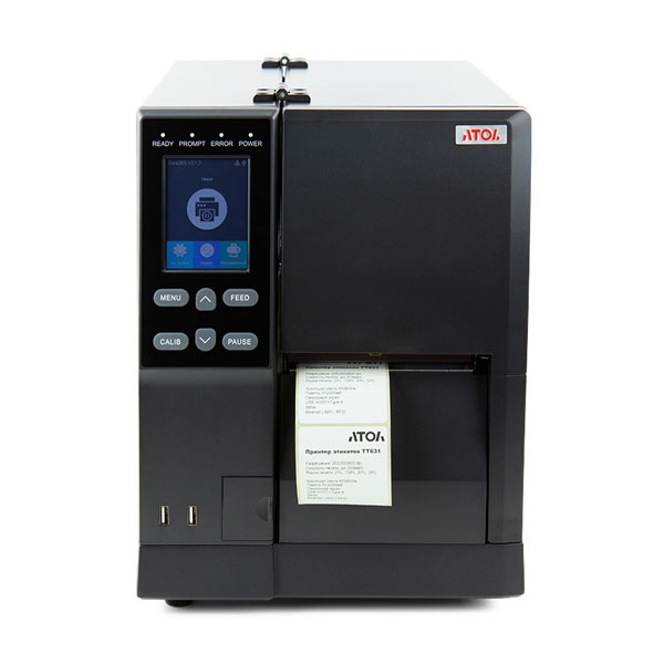 Принтер этикеток АТОЛ TT631, 203 dpi, USB, RS-232, Ethernet 60100
