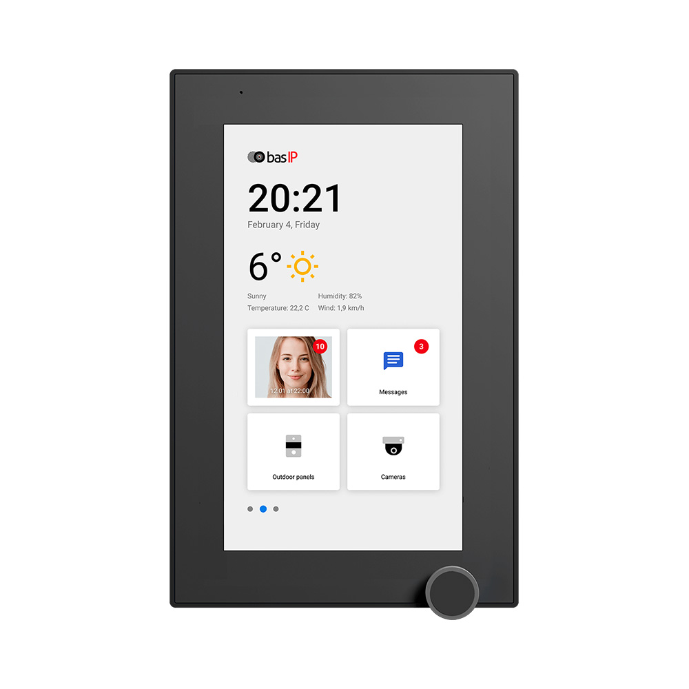 IP видеодомофон c ОС Android AZ-07L WHITE