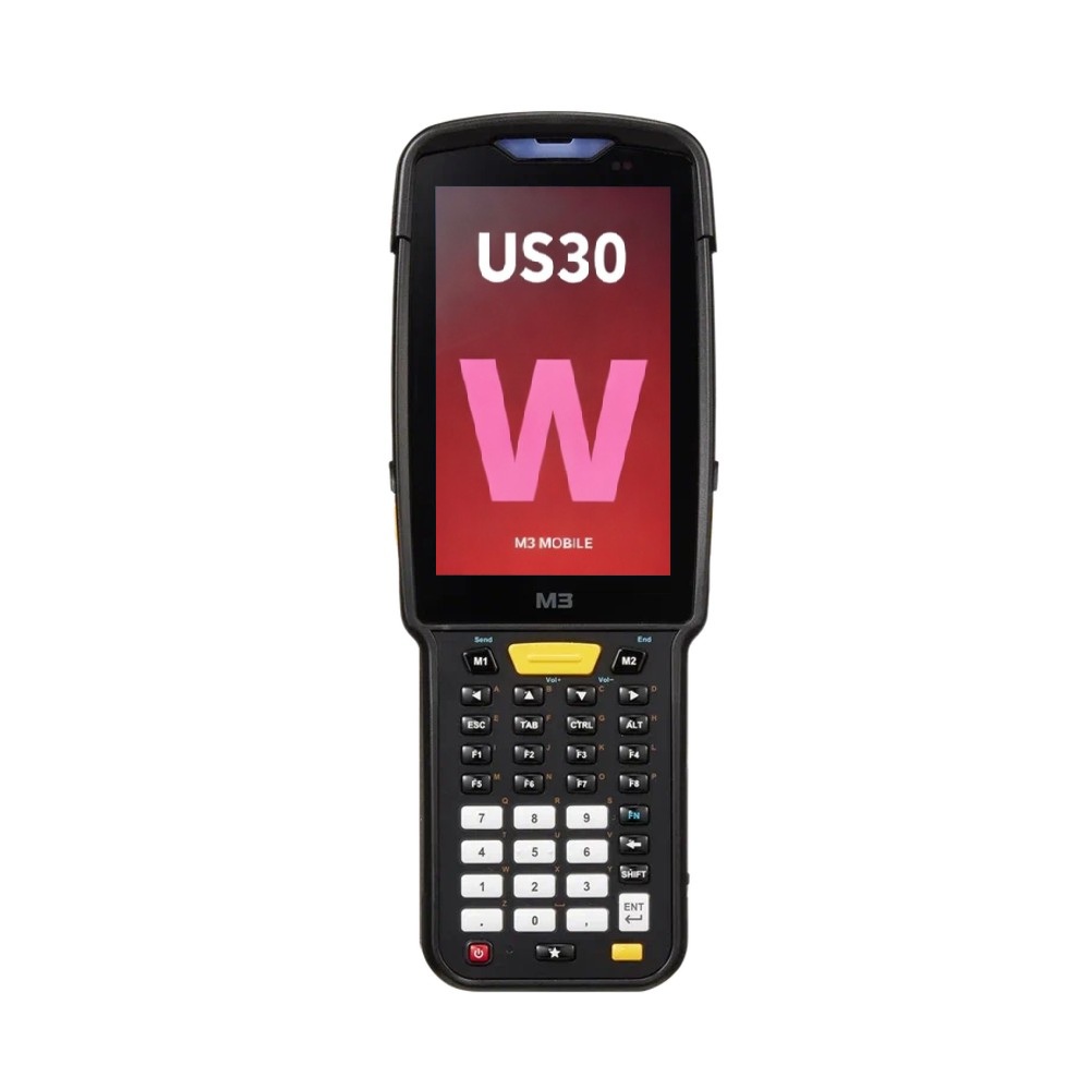 Терминал сбора данных M3 Mobile US30W, Android 13, Zebra SE5500, 4 ГБ / 64 ГБ, 2,4 ГГц, восемь ядер, 6700 мАч, US300D-TFCWXE-HF