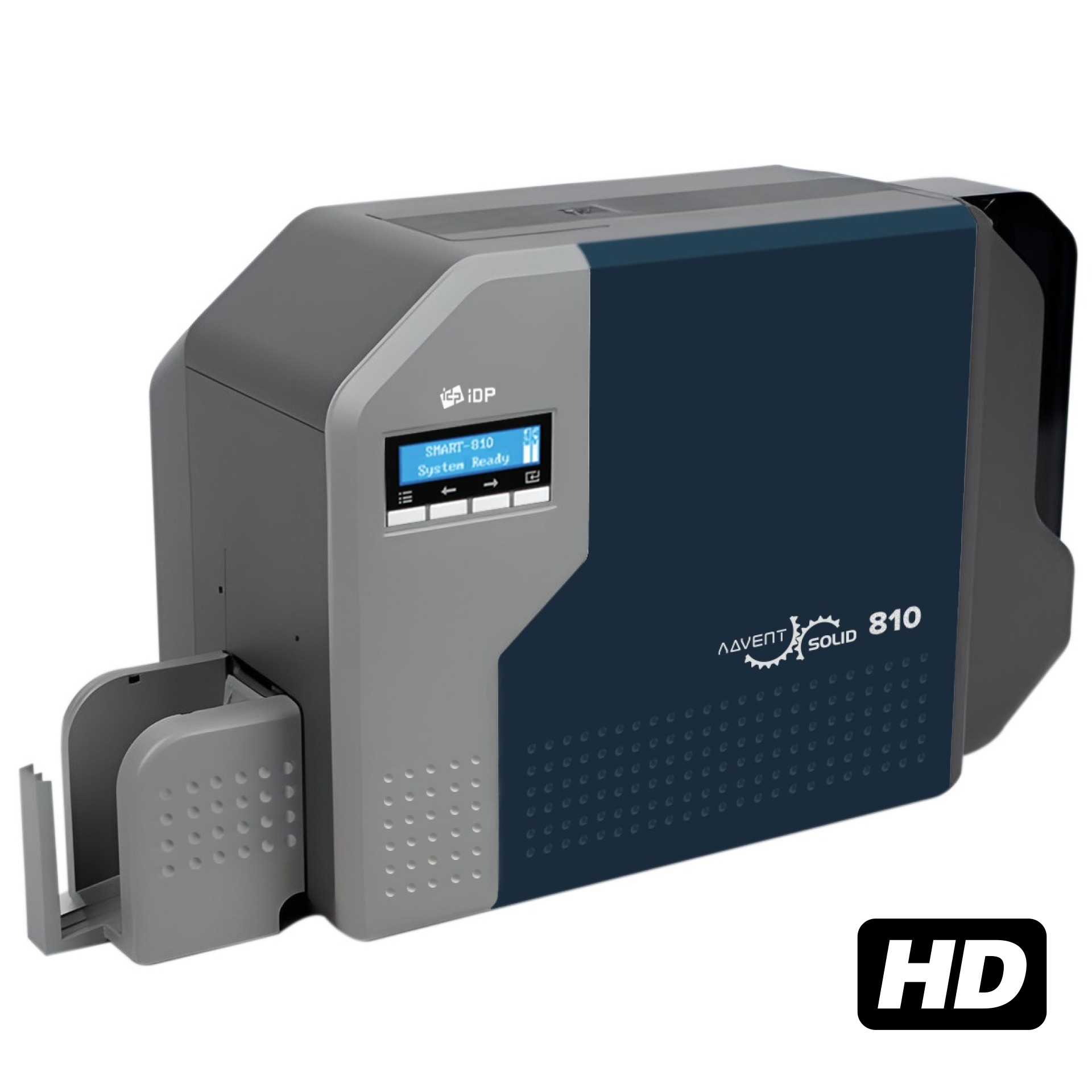 Принтер пластиковых карт Advent SOLID-810HD двусторонний, 600 dpi, USB, Ethernet ASOL8HD