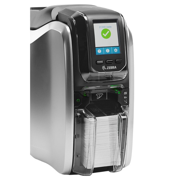 Принтер пластиковых карт Zebra ZC300, 300 dpi, USB, Ethernet ZC31-0M0C000EM00