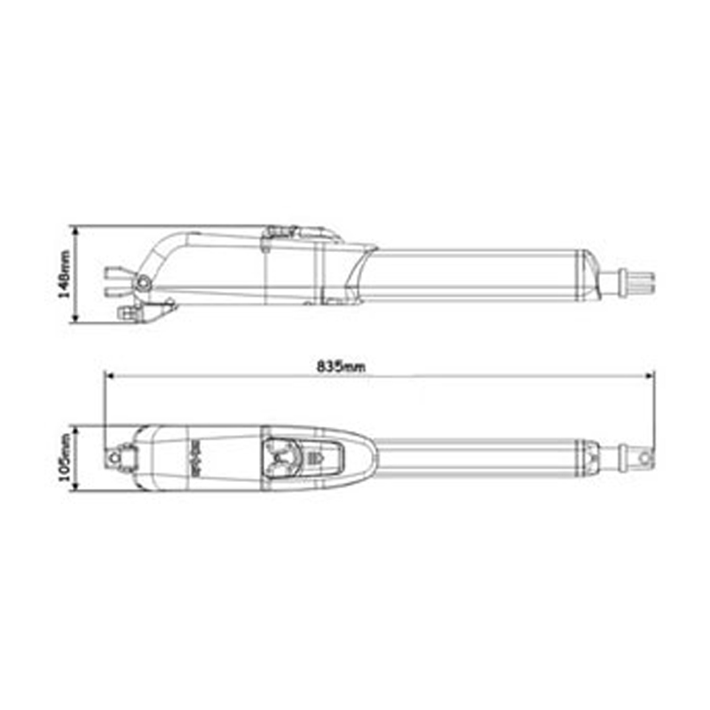 Привод для распашных ворот 104418 (415 L LS)