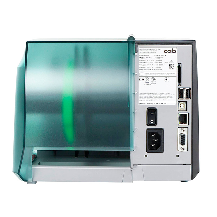 Принтер этикеток Cab EOS2/300, 305 dpi, USB, RS-232, Ethernet 5978202