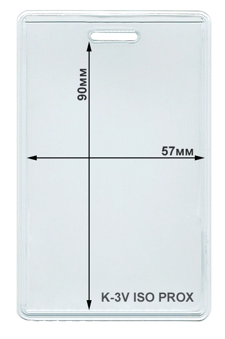 Карман для бейджа KS-3V ISO Prox