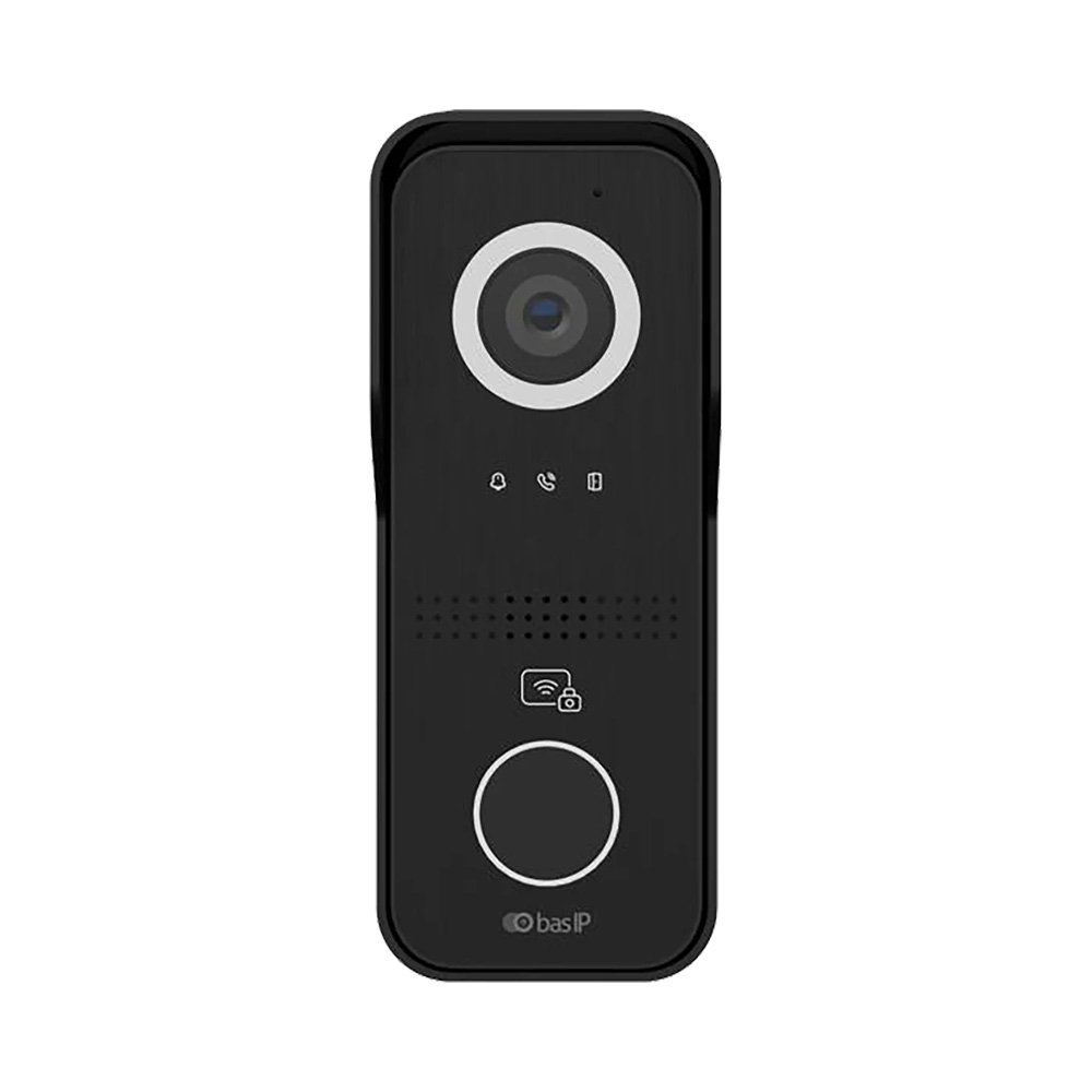 Компактная вызывная панель со считывателем Mifare AV-06M BLACK