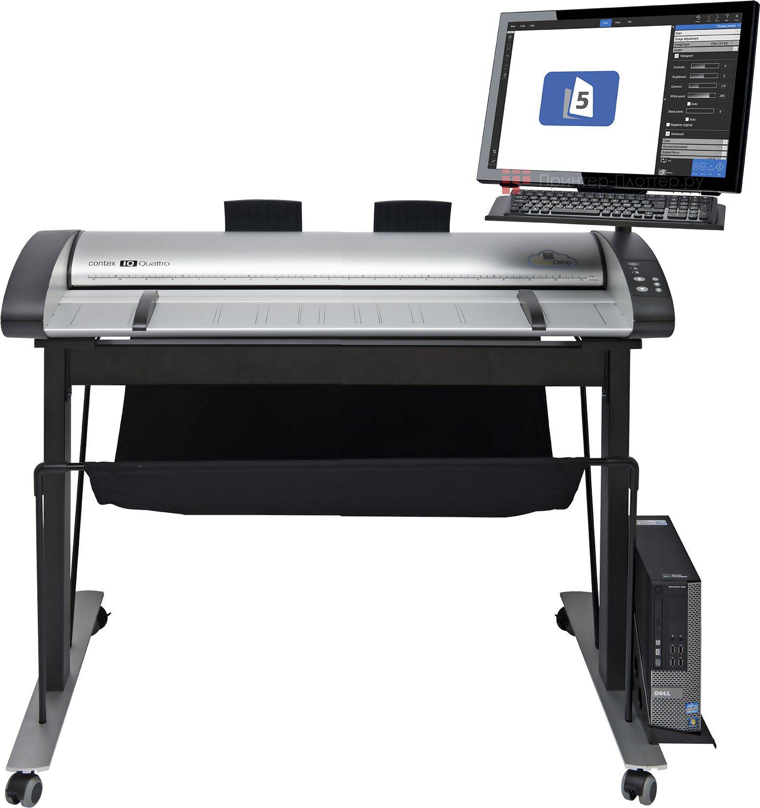 Сканер широкоформатный Contex IQ Quattro 3690 ScanStation PRO (низкая стойка) (SSP3690)