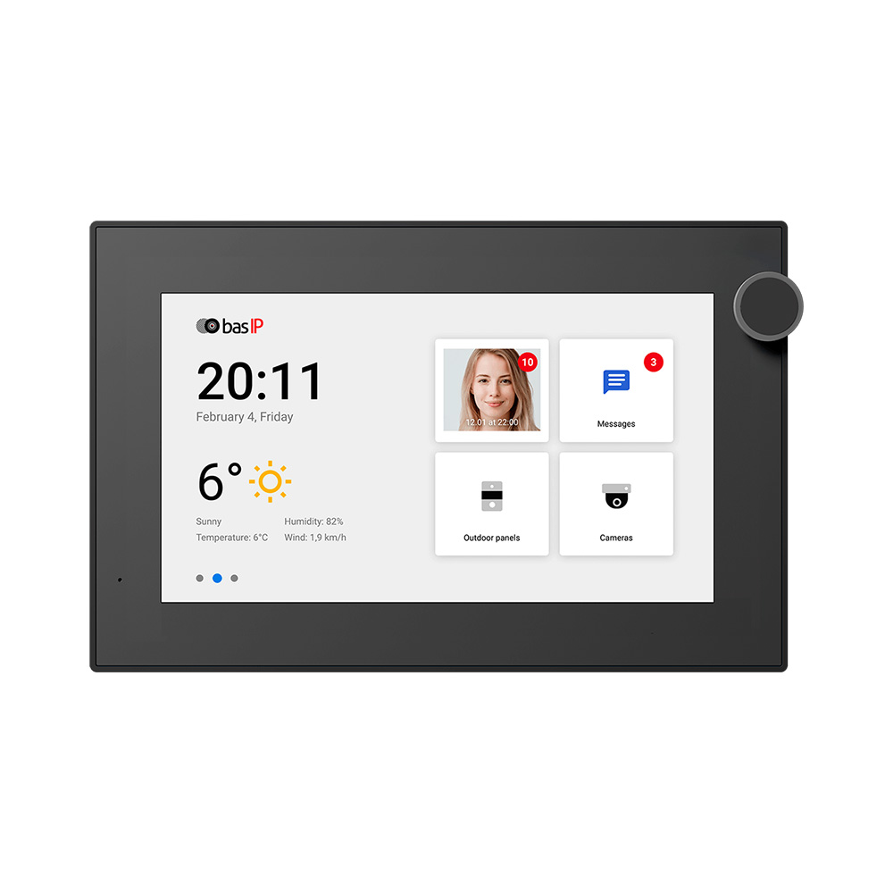 IP видеодомофон c ОС Android и Wi-Fi AZ-07LF WHITE