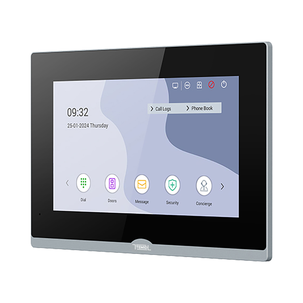 IP видеодомофон 7" с Wi-Fi и слотом для карт памяти VT07-B26L-W