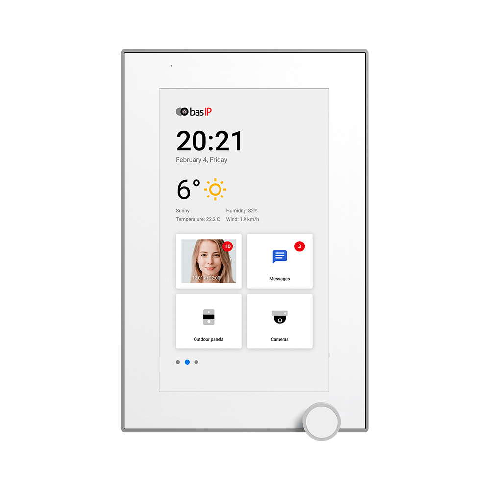 IP видеодомофон c ОС Android AZ-07L BLACK